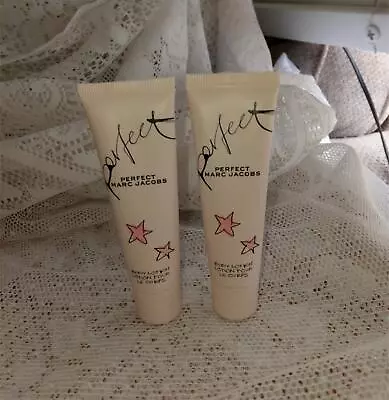 Lot Of 2 MARC JACOBS Perfect Body Lotion Travel Mini Purse Size 1oz/30ml • $18.95