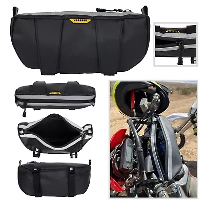 Handlebar Storage Bag: Motorcycle Dirt Bike Dual Sport Atv Quad Ebike Mtb • $34.99