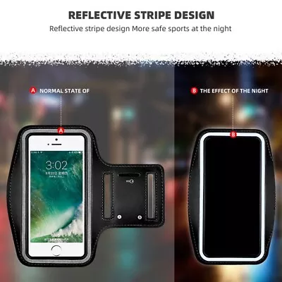 $7.99 • Buy AU-Sports ArmBand Case Phone Holder Bag For Sony Xperia L4 L3 XZ1 L1 Z5 10 C4 M5