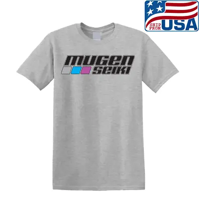 Mugen Seiki Racing Logo Men's Grey T-shirt Size S To 5XL • $17.85