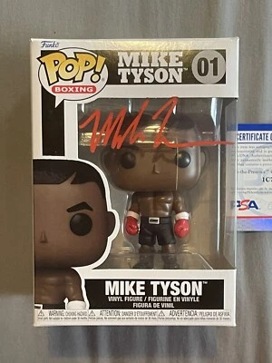 $349.99 • Buy Mike Tyson Auto Signed Funko Pop! 01 Boxing Figurine PSA COA W/Protector