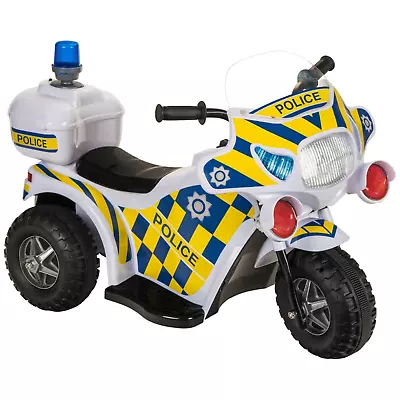 £68.99 • Buy Ride On Motorbike Police Electric Bike Motorcycle Bicycle 6V Battery Kids Toy UK