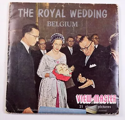 View-Master The Royal Wedding Belgium Baudouin/Fabiola - 3 Reel Packet C354 • $14.95