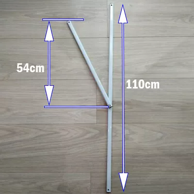 £12.99 • Buy Y-Bar Gazebo Spare/Parts:Metal Strut Gazebo Pole For 2.4mx2.4m Or 3m X 3m.