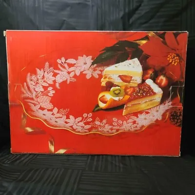 Mikasa Christmas Flowers Oval Platter • $54