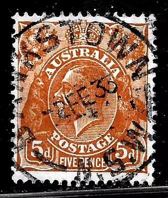 Hick Girl-old Used Australia Sc#75   King George V  Wmk. 203        X5312 • $0.75