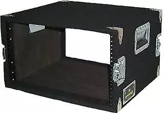 Grundorf AR6DR-BLACK 6 RU Amp Rack (with Recessed Hardware Black) • $279.95