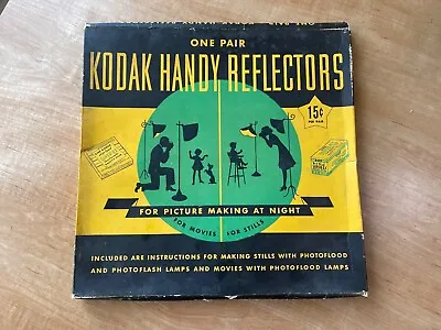 Vintage Antique Kodak Handy Reflectors Snapshots At Night Camera Flash • $24.99