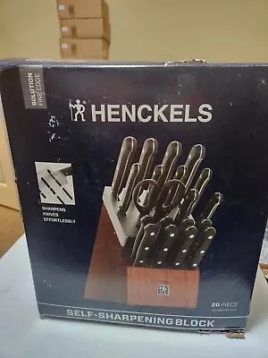 HENCKELS Solution Fine Edge Razor-Sharp 20-pc Self-Sharpening Knife Set • $159.99