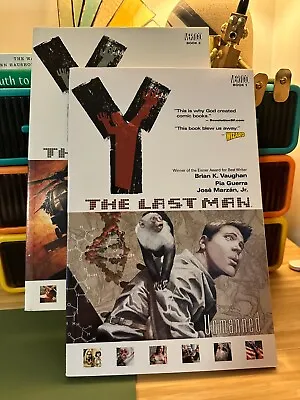 Y The Last Man Tpb - Volume 1 / 2 By Brian Vaughan Vertigo Comics Graphic Novel  • $18