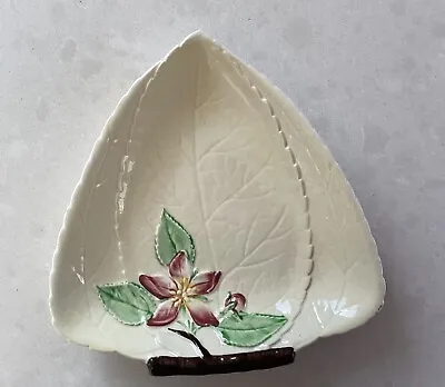 Vintage Carlton Ware Apple Blossom Triangular Leaf Dish Medium Size • $19