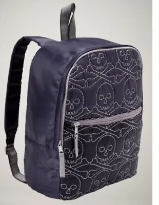 £5 • Buy Gap Navy Skull Pattern Backpack