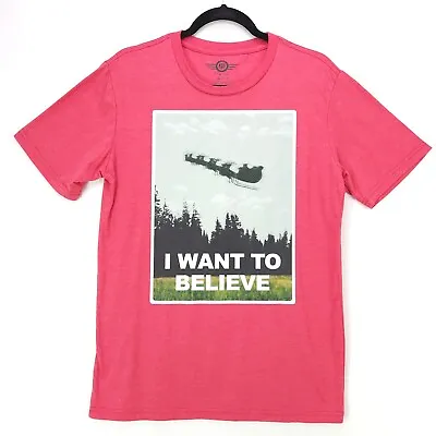 I Want To Believe In Santa Tshirt Christmas Parody Funny Holiday Tee Adult Small • $15.30