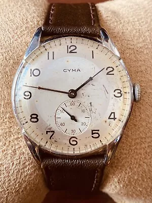 Genuine CYMA Watch Manual Wind Up Ready For Men To Wear Ship Worldwide Ask First • $400