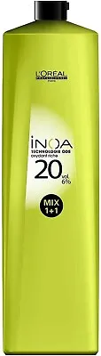 L'Oreal Inoa Oxydant Riche Cream Peroxide 20Vol 6% 1000ml UK Seller • £14.99