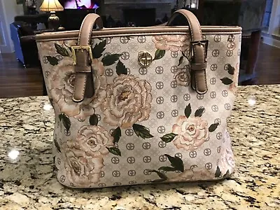 GIANI BERNINI Floral Signature Tote Created For Macy's Tan & Ivory • $20