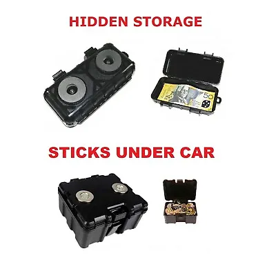 £19.99 • Buy Magnetic Car Van Bike Stash Safe Lock Key Box Hidden Storage Secret Home Cash Uk