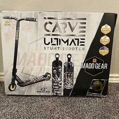 Madd Gear Carve Ultimate Complete Pro Scooter Black • $45