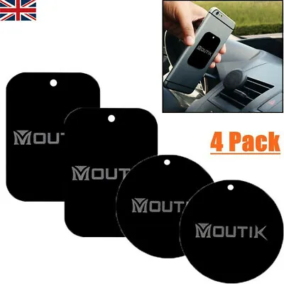 Replacement Magnetic Metal Plate Phone Sticker Self Adhesive For Car Vent Dash  • £2.96