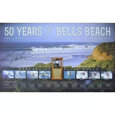 $99 • Buy Joel Parkinson Hand Signed Bells Beach 50 Years Limited Edition Surfing Print 