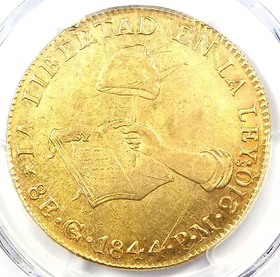 1844-Go PM Mexico Gold Republic 8 Escudos 8E Coin - Certified PCGS AU Details • $2607.75