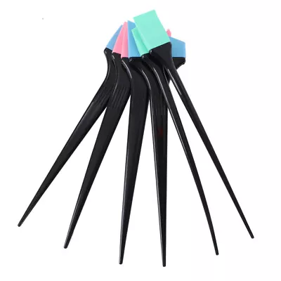  6 PCS/Set Spachella Silicone Spatula Turner Hair Coloring Kit Dye Brushes • £9.40