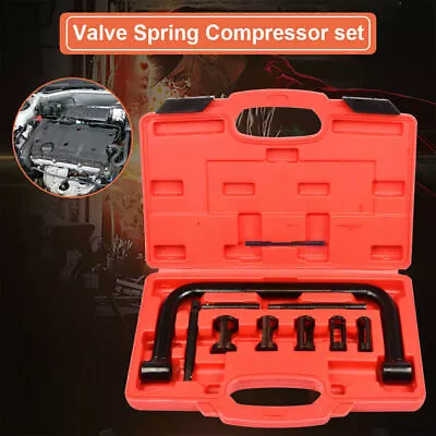 Heavy Duty 10Pcs 5-Sizes Car Motorcycle Valve Spring Compressor Pusher Tools Set • $28.09