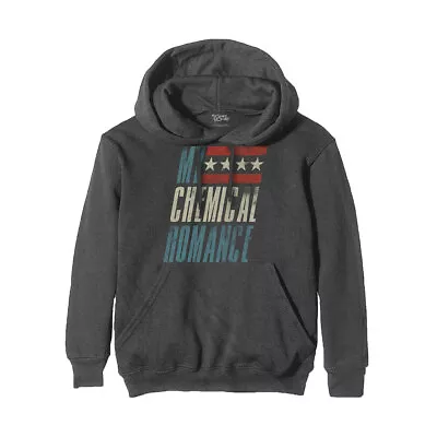 Men's My Chemical Romance Raceway Hooded Sweatshirt Medium Charcoal • $48.09