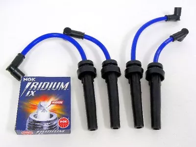 Eclipse Non Turbo Spark Wires Ngk Iridium Plugs Blue • $54.95