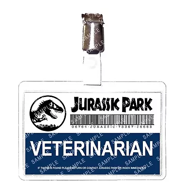 Jurassic Park Veterinarian Cosplay Film Prop Fancy Dress Comic Con Book Day • $13.53