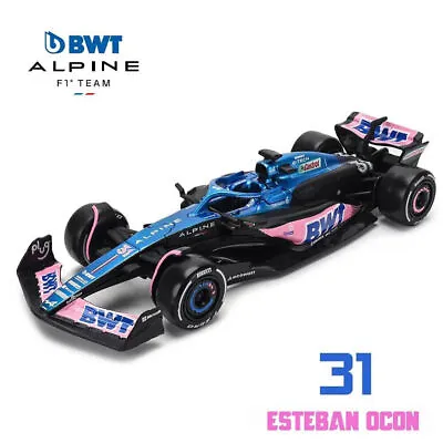 Bburago 1:43 Toy Model Car BWT Alpine A523 F1 Team #31 2023 Esteban Ocon Diecast • $25.84