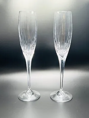 Arctic Lights By Mikasa Flute Glasses (2) • $65