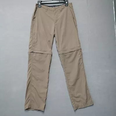 Mountain Hardwear Pants Mens Size 28 Beige Microfiber Convertible Hiking Outdoor • $16.48