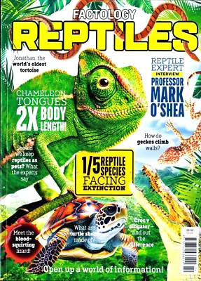 Factology Magazine #22 ~ Reptiles ~ New ~ • £5.95