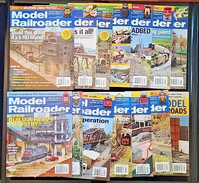 2016 Model Railroader Magazine Full Year + Lot Of 14 End Of Year 2 February • $20