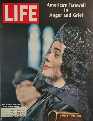Life April 19 1968 Vtg Magazine Martin Luther King MLK Funeral America Grief VG • $19.95