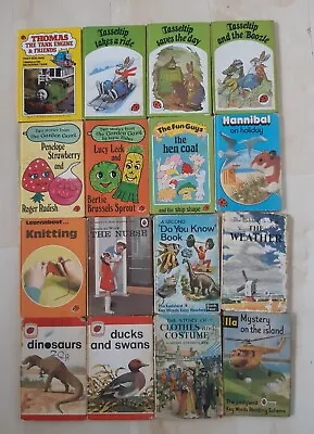 Job Lot 16 Mixed Vintage Hardback Ladybird Books Various Conditions 1960's-80's • £11