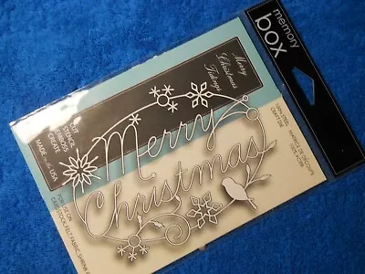 Memory Box Die Style 98643 Merry Christmas Tidings • $20