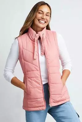 $28.91 • Buy Capture Gather Waist Puffer Vest Womens Clothing  Jackets  Vests Vest