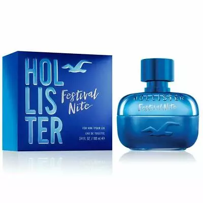 Hollister Festival Nite For Him 100ml Eau De Toilette Spray Brand New & Sealed • £17.78