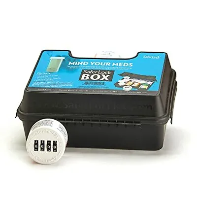 Safer Lock Box Secure Medicine Box With 4-Digit Combination Lock • $19.99