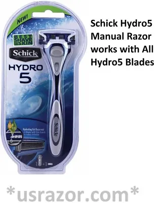 Schick Hydro5 Razor Cartridge Refill Shaver Handle Fit Hydro Silk Hydro3 Blade  • $12.99