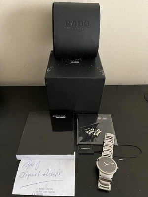 £475 • Buy Rado Centrix Jubile Black Dial Watch - R30927713 ✅✅BOX & RECEIPT✅✅