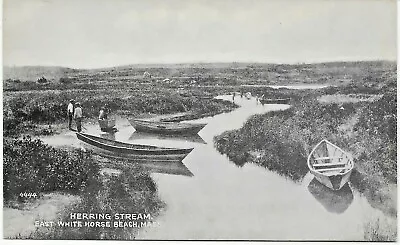 Herring Stream East White Horse Beach Massachusetts --POSTCARD • $3.99