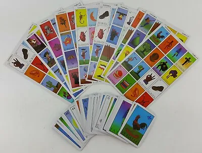 MEXICAN BINGO GAME Spanish Loteria Card Game Learn Teach 10 BOARDS 54 CARDS • $6.97