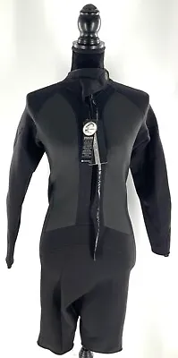 NWT O'Neill Wetsuit O’Riginal 2mm Back Zip L/S Springsuit Black/Black - Medium • $89.95