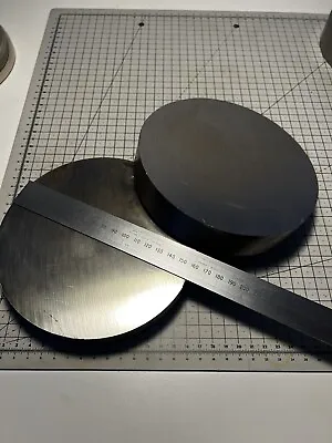 Lathe Machining Plates X2 Steel Metal Plates Metal Disc Off Cuts • £20