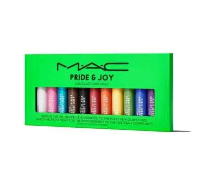 $199 • Buy MAC PRIDE & JOY VAULT! Liquidlast Liner Vault - Set Of 11 Liners NEW IN BOX :)