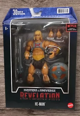 He Man Action Figure Mattel Masters Of The Universe Masterverse Revelation New • $9.99