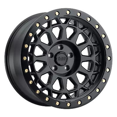 1 New 18X9.5 12 6X139.7 Black Rhino Primm Matte Black W/ Brass Bolts Wheel/Rim • $369